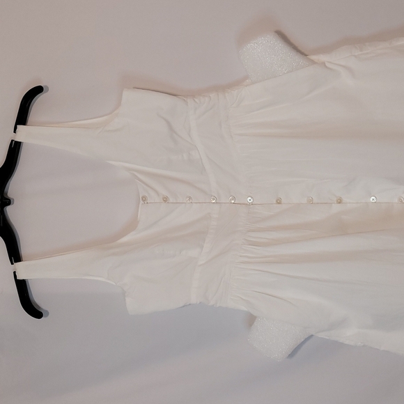 J Crew Button Front Cotton Popplin Dress - Picture 11 of 12